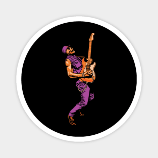 Skeleton Guitarist Magnet